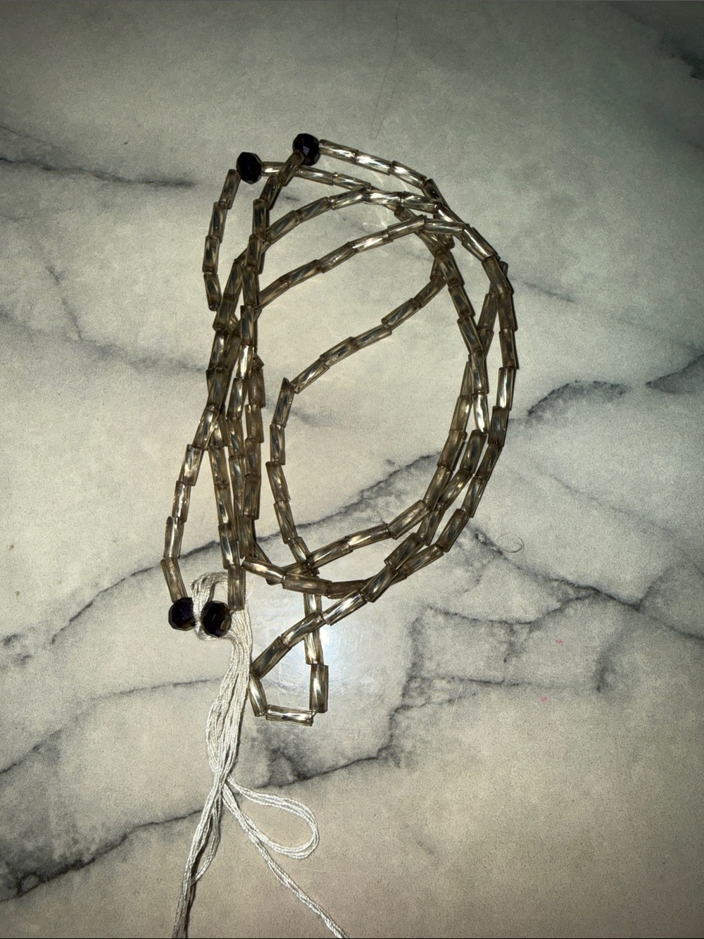 Handmade Silver waist Bead